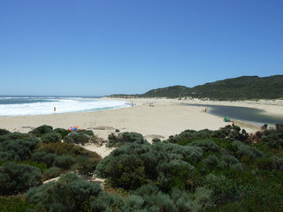Margaret river and beach 