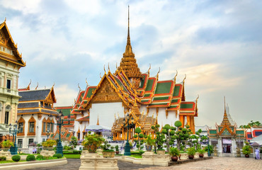 Naklejka premium Temple at the Grand Palace in Bangkok, Thailand