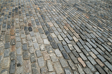cobblestone street