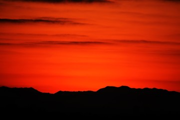 背景素材/美しい朝焼け