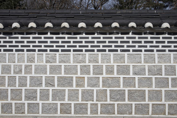 asian traditional shaped wall