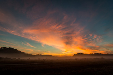 Fototapeta na wymiar Sunrise in Appalachia