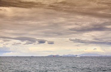 THAILAND boat sea sky beach