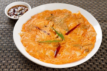 Korean-style Kimchi Pancake