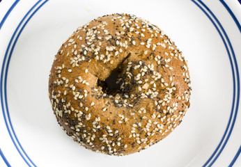 whole wheat bagel