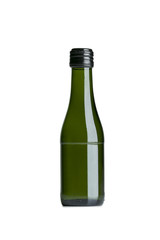 Clean 187 ml Wine Bottle on White