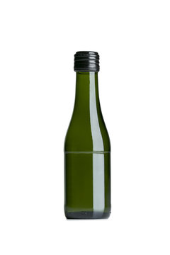 Clean 187 ml Wine Bottle on White