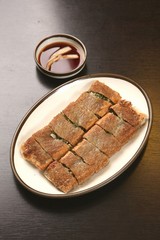 Memil-jeonbyeong. Buckwheat Crepe.