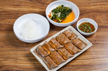 Memil-jeonbyeong. Buckwheat Crepe.