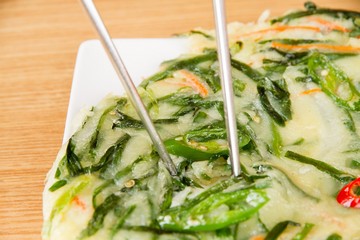 Leek Pancake