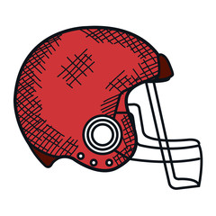 american football helmet icon vector illustration design