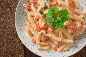 Shrimp with Pasta