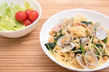 あさりのパスタ