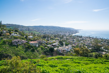View of Laguna Beach, Southern California 