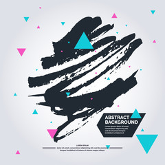 Abstract splashes, a modern background.