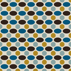 Geometric vector pattern in retro style, modern stylish texture