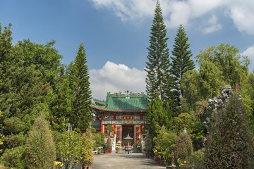 Chinese temple - Wun Chuen Sin Koon in Hong Kong, China