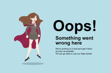 Page Not Found Error 404.Vector template