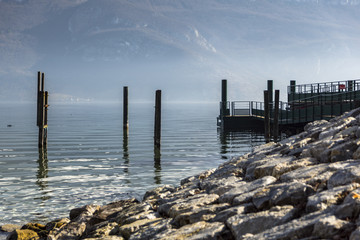 Lac du Bourget - Abbaye de Hautecombe - Savoie.