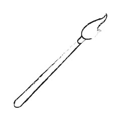 paint brush  icon image vector illustration design 