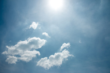 sun and Cloud  background