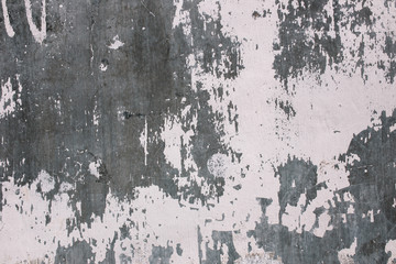 Grunge texture of concrete wall with white and grey spots