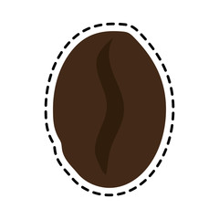 coffee bean icon image vector illustration design 
