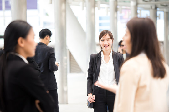 Asian Business woman smile, protrait business concept.