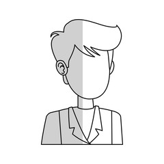 medical doctor cartoon icon over white background. vector illustration