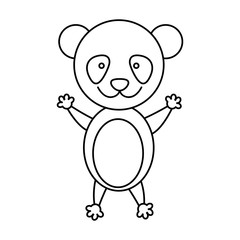 figure teddy bear icon, vector illustration design image