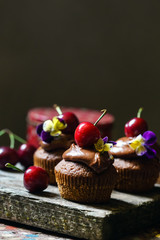 cherry cupcakes