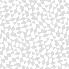 Geometric vector pattern with siilver and white triangles. Geometric modern ornament. Seamless abstract background