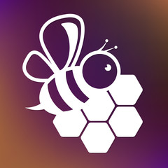 Bee and honeycombs design