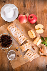 Apple strudel. 