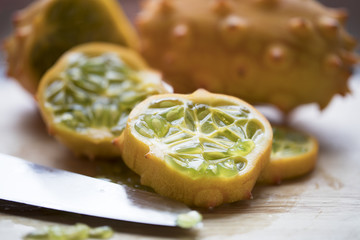 Kiwano Fruit Slices