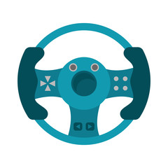 steering wheel video game vector illustration eps 10