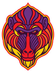 baboon Mandrill Monkey