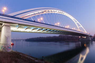 Apollo bridge in Bratislava, Slovakia