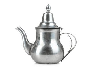 metal teapot
