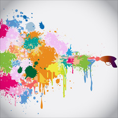 Fototapeta premium Abstract background Songkran Festival: The Water Splash Festival. Vector and Illustration, EPS 10