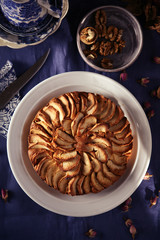 apple pie with walnuts