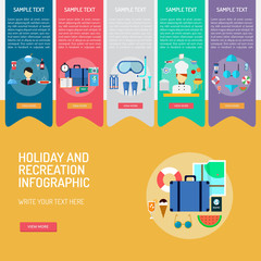 Infographic Holiday and Recreation