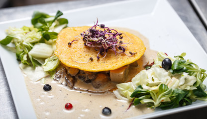 Delicious vegetarian food