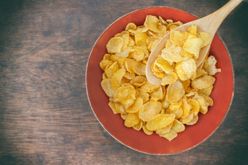 Corn flakes heap