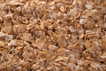 Crushed oatmeal background