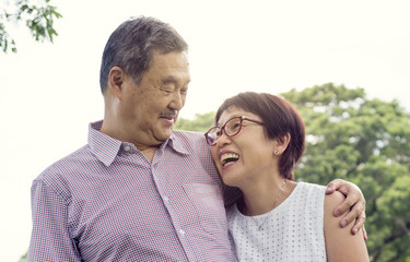 Senior Couple Leisure Outside Concept