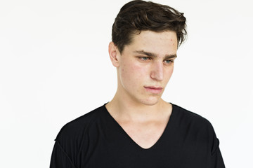 Men Face Expression Portrait Concept