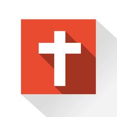 Fototapeta premium Long Shadow Kreuz