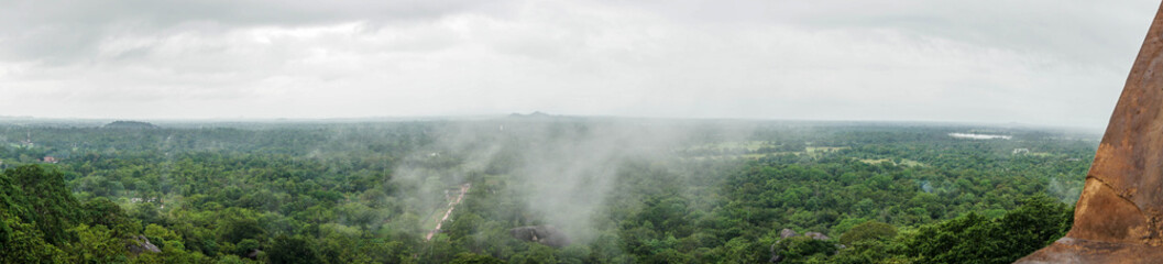 Panorama of Sigiriya Park, Sri Lanka
