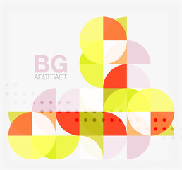Abstract background of circle elements